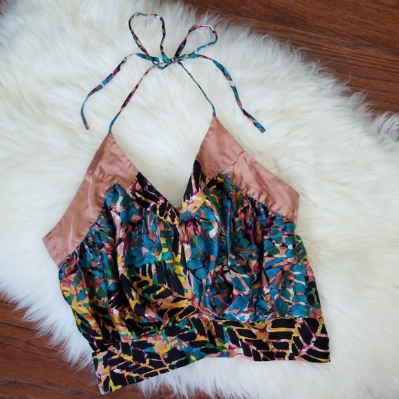 Marciano Tops - Marciano Silk Crop Top